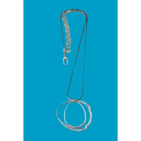 Brighton In Bloom Pendant Retired Pendant Necklace Beautiful Silver Plated. - Picture 3 of 5